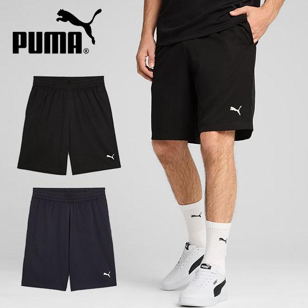 puma　ショートパンツ　ブラック　ワンポイント　ロゴ　スポーツ　フィットネス PUMA プーマ ショートパンツ ジャージ 半ズボン スポーツ