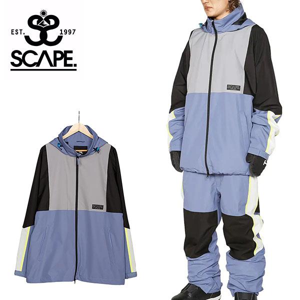 SCAPE スノーボードウェア オリーブ×バイオレット SCAPE スノーボードウェア オリーブ×バイオレット