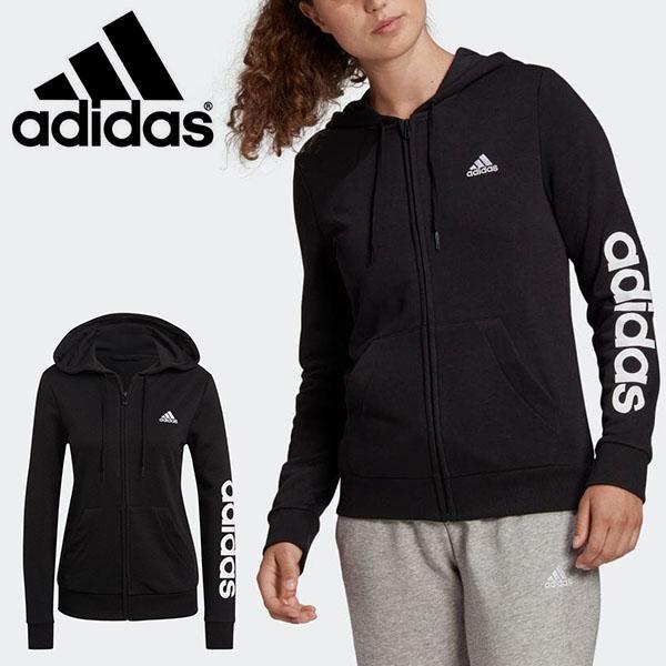 アディダス レディース パーカー Adidas W Ess リニア スウェットfzフーディ 裏毛 フルジップ ジャージ トレーナー スエット 263 エレファントsports Paypayモール店 通販 Paypayモール
