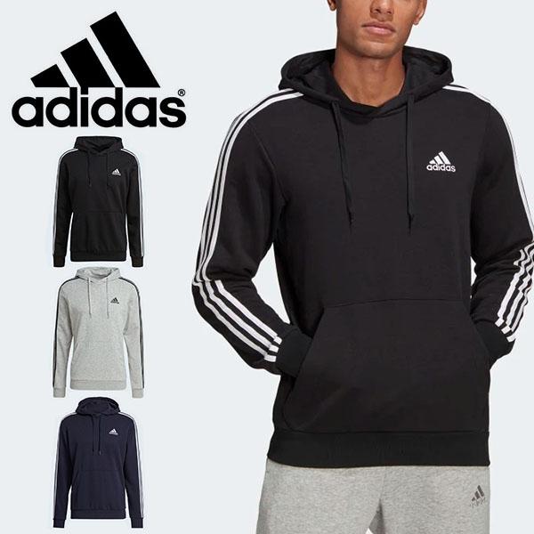 アディダス メンズ パーカー Adidas M Ess 3s スウェットパーカー プルオーバー ジャージ トレーナー スエット 3本ライン エレファントsports Paypayモール店 通販 Paypayモール