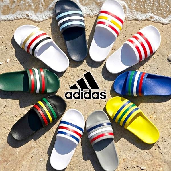 adidas（アディダス） 2026春夏新色 国旗カラー サンダル メンズ