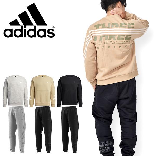 アディダス メンズ スウェット 上下セット Adidas M Word クルーネックスウェット トレーナー ロングパンツ ジャージ 3本ライン 21秋新作 Bn648 Bn649 エレファントsports Paypayモール店 通販 Paypayモール