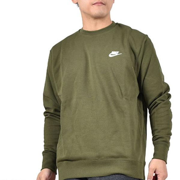 ナイキ メンズ レディース スウェット トレーナー Nike クラブ フレンチテリー クルー 長袖 スウェットシャツ スポーツウェア グリーン Bv2667 22春新作 エレファントsports Paypayモール店 通販 Paypayモール
