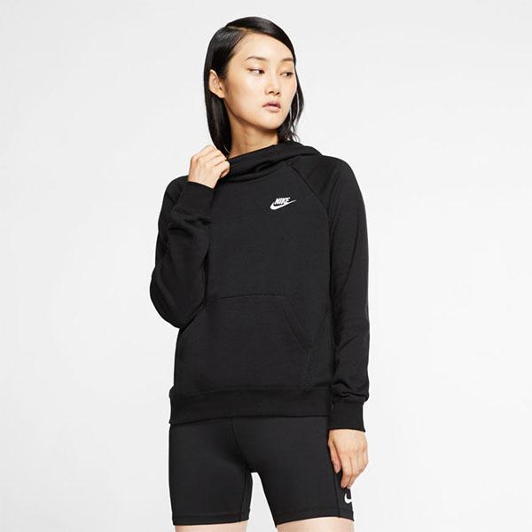 スウェット パーカー ナイキ Nike レディース エッセンシャル ファネル プルオーバー フリース フーディ トレーナー ブラック 黒 Bv4117 エレファントsports Paypayモール店 通販 Paypayモール