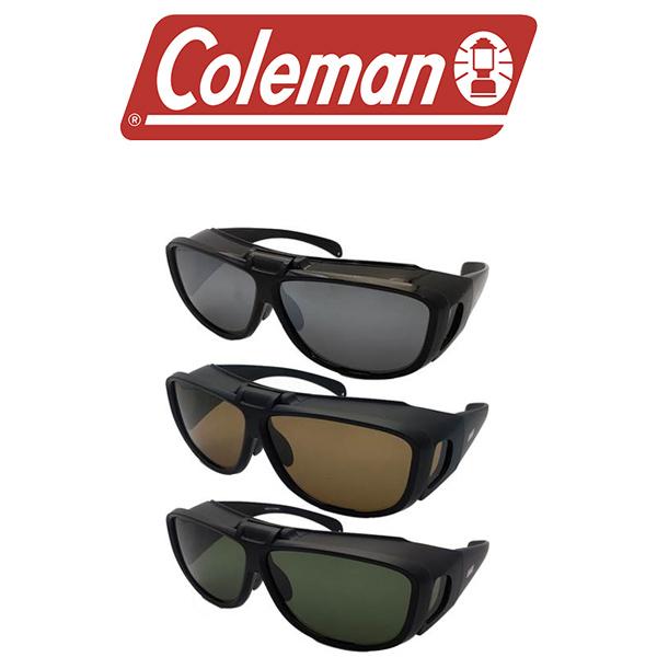 Coleman メガネの上から掛けられるオーバーサングラス 跳ね上げ