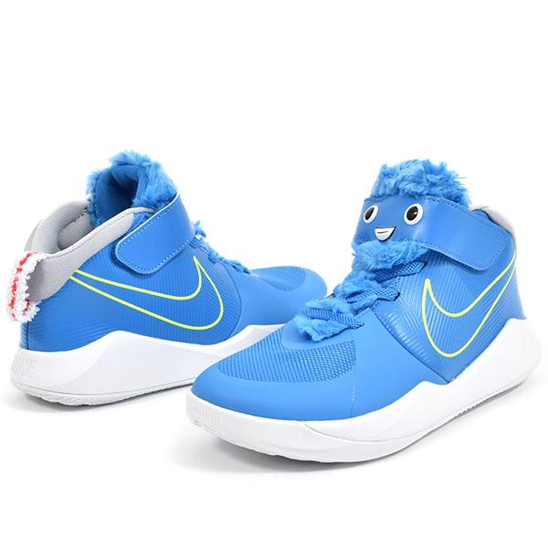 キッズ スニーカー ナイキ Nike チーム ハッスル D 9 Lil Ps 子供 シューズ 靴 ベルクロ ファー付き ブルー 青 Ct4063 エレファントsports Paypayモール店 通販 Paypayモール