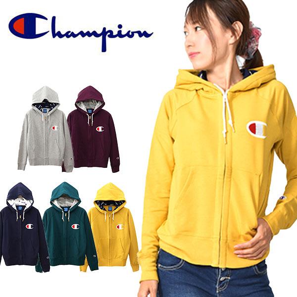長袖 フルジップ パーカー チャンピオン Champion レディース Zip Hooded Sweatshirt ロゴ トレーナー スウェット Cw Qs101 エレファントsports Paypayモール店 通販 Paypayモール
