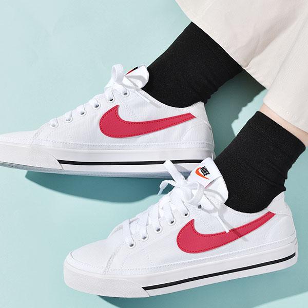 ナイキ スニーカー レディース Nike コート レガシー キャンバス シューズ 靴 ナイキスニーカー ホワイト ピンク Cz0294 102 22春新色 エレファントsports Paypayモール店 通販 Paypayモール