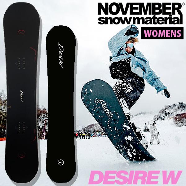 NOVMBR DESIRE スノーボード 142 レディース 18-19 NOVEMBER(ﾉｰﾍﾞﾝﾊﾞｰ) / DESIRE・スノーボード [138cm,142cm