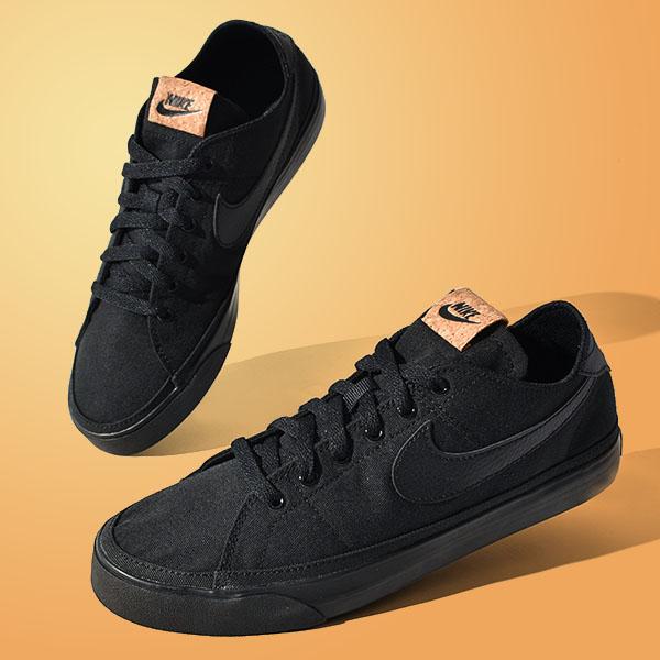 48 Off ナイキ スニーカー メンズ Nike コート レガシー キャンバス ブラック Dj1972 エレファントsports Paypayモール店 通販 Paypayモール