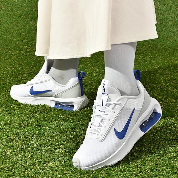 ナイキ スニーカー レディース Nike エア マックス Intrlk シューズ 靴 エアマックス Air Max ホワイト ブルー Dv5695 101 22秋新作 エレファントsports Paypayモール店 通販 Paypayモール