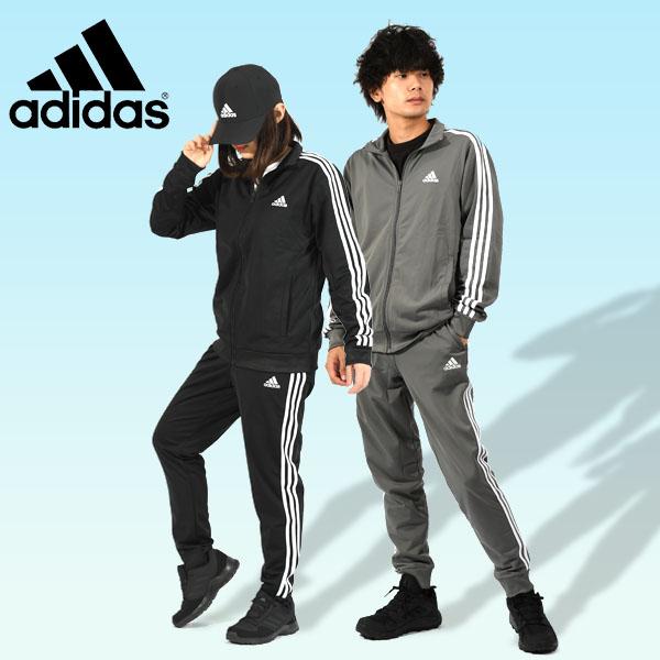 アディダス メンズ レディース ジャージ 上下セット adidas M 裏起毛 トリコット トラックスーツ セットアップ 上下組 トレーニング ウェア  ECS77