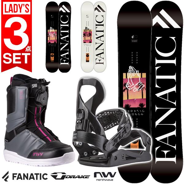 半額 3点セット 2023-2024冬新作 FANATIC T-DECK スノーボード 
