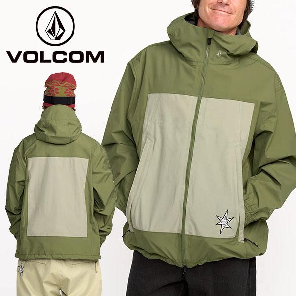 VOLCOM（ボルコム） スノーボードウェア ARTHUR 3L JACKET DARK OLIVE
