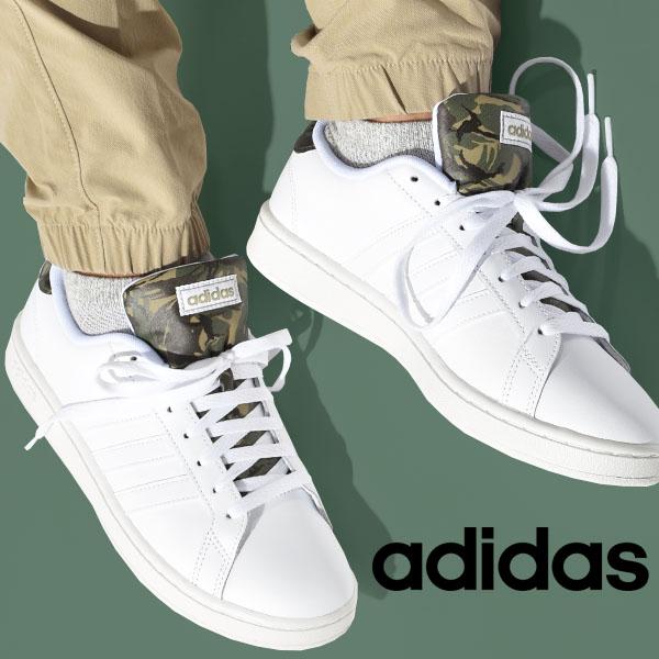 39 Off 迷彩柄 アディダス メンズ スニーカー レザー 本革 Adidas Grand Court M グランドコート ローカット シューズ 靴 ホワイト 白 21秋新作 H エレファントsports Paypayモール店 通販 Paypayモール