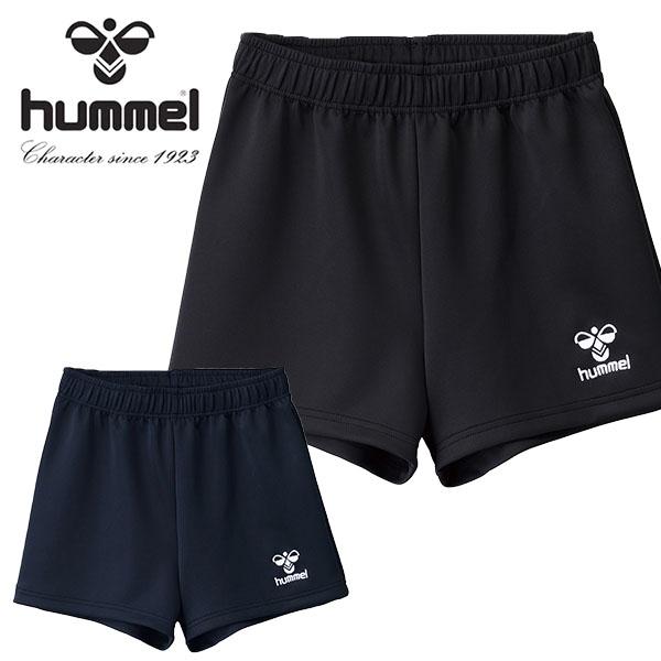バレーボールパンツ 黒 ショート丈 hummel（ヒュンメル） レディース バレーボール パンツ 下