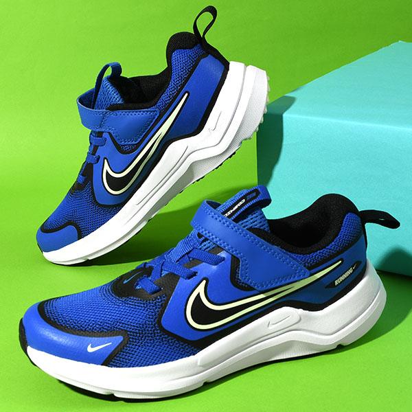 32%off ナイキ スニーカー キッズ ベビー NIKE コズミック ランナー PSV ジュニア 子供靴 シューズ ベルクロ HM4400 407 ブルー 2025夏新作