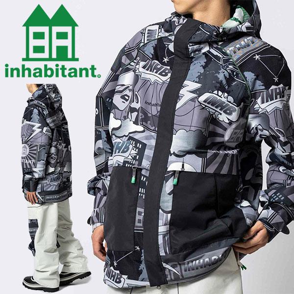 inhabitant インハビタント スノーボード ジャケット inhabitant（インハビタント） スノーボードウェア メンズ FULL ZIP