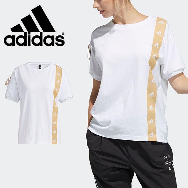 31 Off アディダス 半袖 Tシャツ Adidas レディース W Bosc Logo Tape Tee テープロゴ トレーニング ウェア 21春新作 Jko16 エレファントsports Paypayモール店 通販 Paypayモール