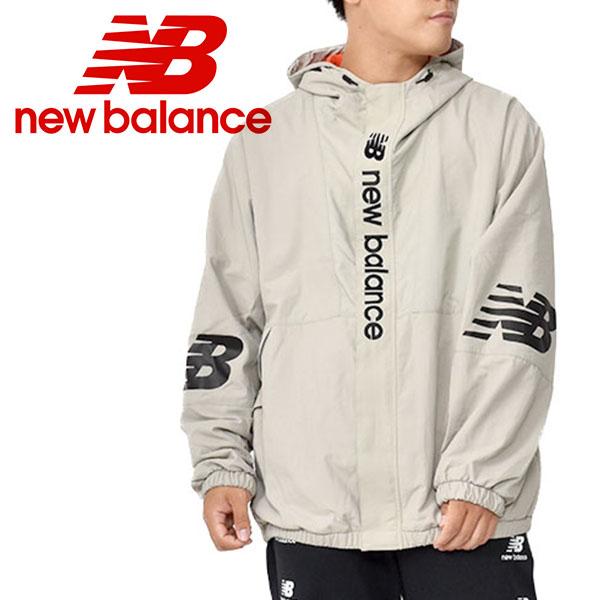 New Balance ニューバランス ウーブンジャケット メンズ グレーオーク ルーズシルエット 袖ロゴ 裏起毛 防寒 秋新作 Jmjp0230 エレファントsports Paypayモール店 通販 Paypayモール