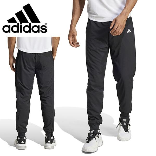 アディダス メンズ ウインドブレーカー パンツ 下 adidas M TENNIS WALK ON パンツ ウィンドパンツ テニス トレーニング ウェア 2025秋冬新作 JTB82