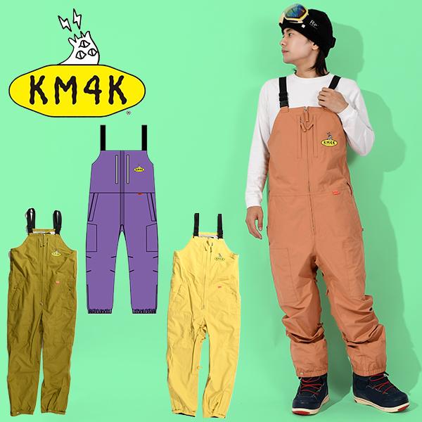 スノーボードウェア KM4K カモシカ PARADICE BIB PANTS メンズ