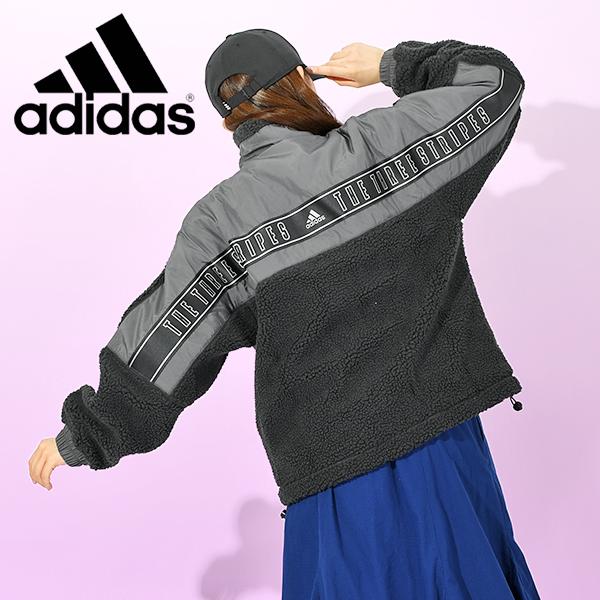 adidas アディダス レディース フリース ジャケット W WORD ボア adidas アディダス レディース フリース ジャケット W WORD ボア