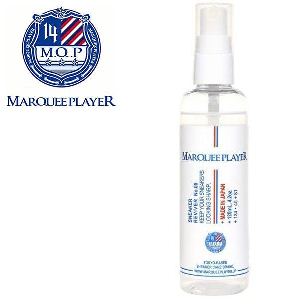 MARQUEE PLAYER(マーキープレイヤー) SNEAKER REVIVER No.06 120ml になります。スプレータイプの除菌剤配合の消臭スプレー。医療分野でも実績のある成分を取り入れ、素材に優しく汗などの菌に効果的な製品とな...