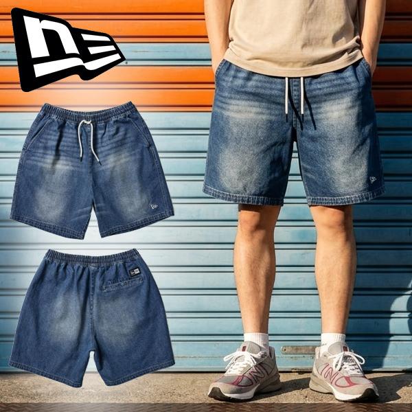 NEW ERA（ニューエラ） 2026春夏新作 膝上丈 デニム ショートパンツ