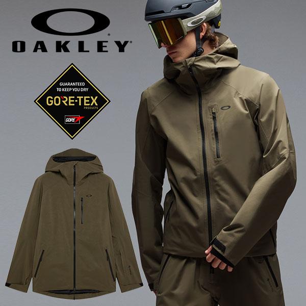 2026-2027冬新作 スノーボードウェア メンズ ジャケット オークリー OAKLEY ゴアテックス シェル スノーボード スキー スノー ウエア FOA406111-7DI
