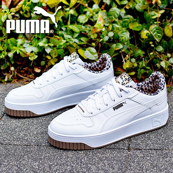 PUMA ヒョウ柄 プーマ 厚底 レディース スニーカー キャリーナ PUMA ヒョウ柄 プーマ 厚底 レディース スニーカー キャリーナ