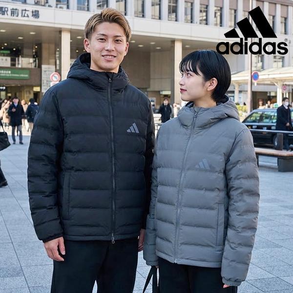 2026秋冬新作 アディダス メンズ レディース 中綿ジャケット adidas MT ESS LT P H J アウター ジャンパー アウトドアジャケット 防寒 ウェア QD134