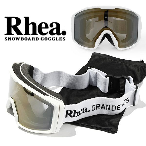 Rhea レア スノー ゴーグルスノーボード スキー ゴーグル メンズ レディースミラーレンズを採用し、眩しさを抑えてクリアな視界に。ダブルレンズ&amp;くもり止め加工でスノーボード時のゴーグルの曇りを軽減します。ダブルレンズ-レンズとレ...