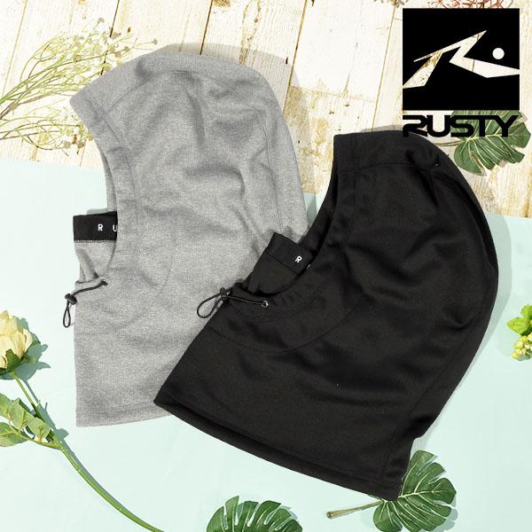 RUSTY ラスティ フードウォーマー メンズ・レディース・男性・女性・男女兼用・ユニセックス口元までしっかり覆える、フード付きのフェイスウォーマーです。首元を温めるのはもちろん、フードをかぶって口元を覆えば、防寒性もアップ！シーンに合わせ...