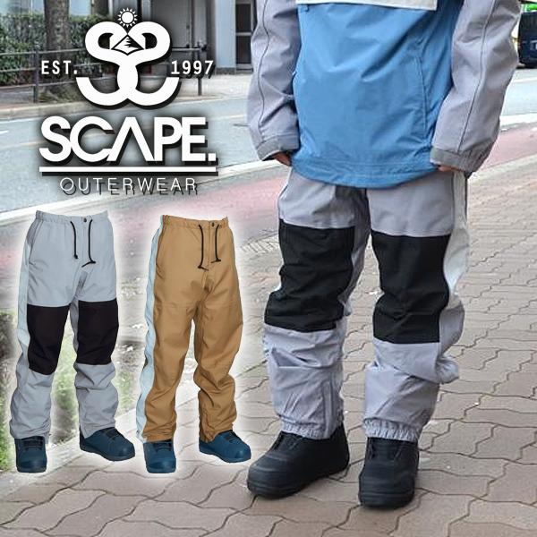 スノーボードウェア SCAPE エスケープ TRACK PANTS メンズ パンツ