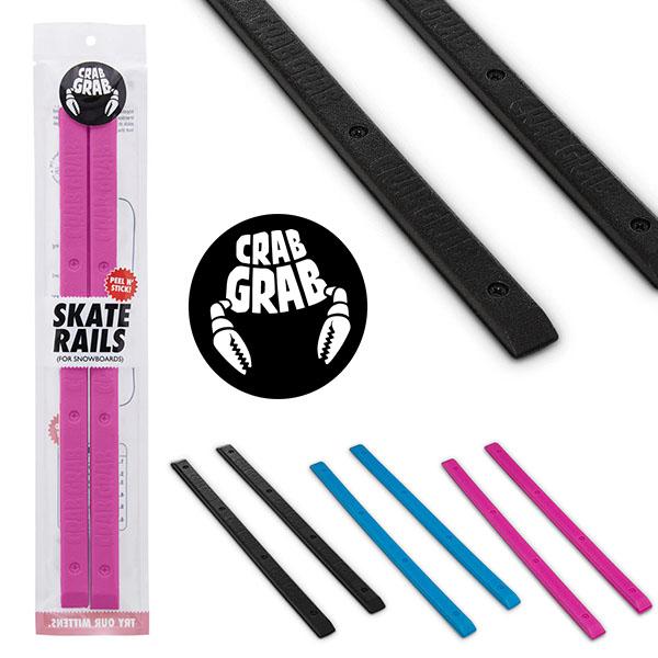 クラブグラブ(CRAB GRAB) SKATE RAILS デッキパッドクラシックなスケートボードレールにインスパイアされた形状とデザインを備えたこれらのピールアンドスティックフォームレールは、トップシートをつかむための余分なグリップを提供...