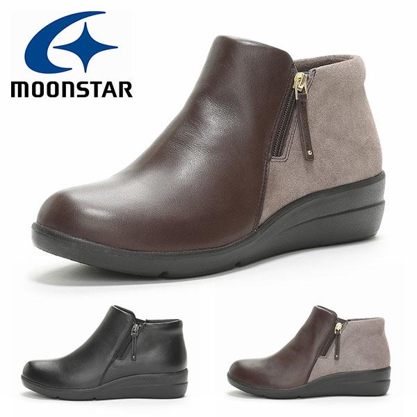 MOONSTAR SPOTH コンフォートブーツ サイドジップ ゴア 本革 MOONSTAR SPOTH コンフォートブーツ サイドジップ ゴア 本革