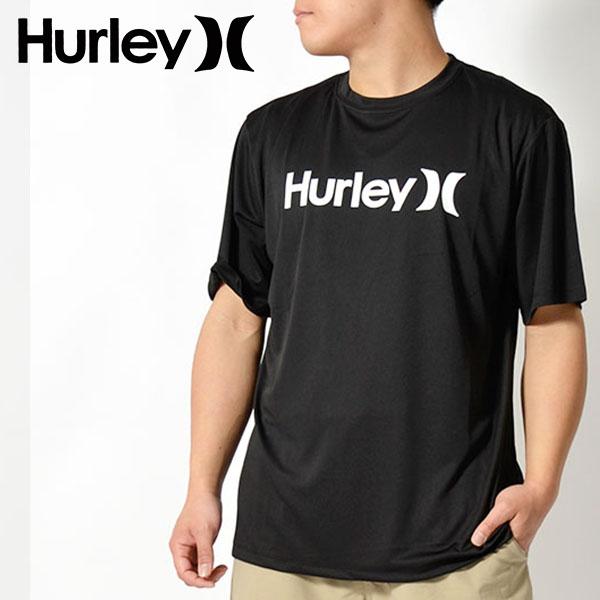 ラッシュガード メンズ レディース ハーレー HURLEY 半袖 UVカット ラッシュTシャツ 紫外線対策 ラッシュ Tシャツ 水着 MRG2100007