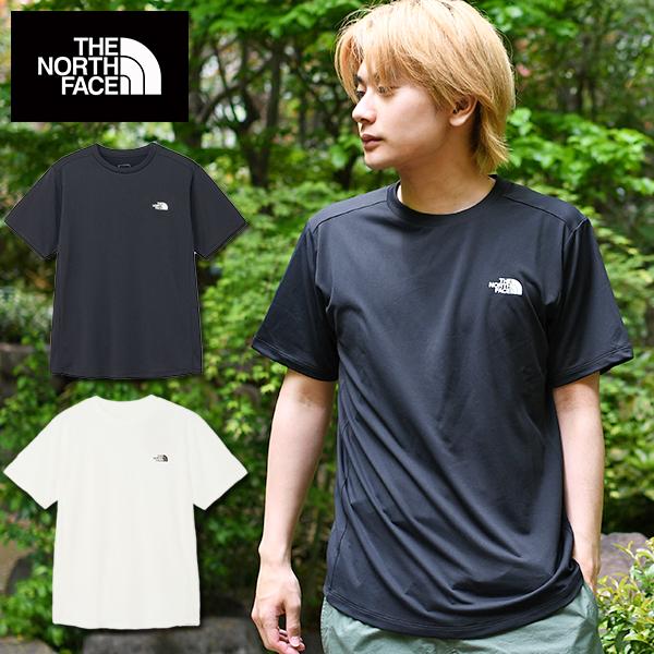 ネコポス発送！送料無料 ノースフェイス 半袖Tシャツ メンズ レディース UV 吸汗速乾 ストレッチ THE NORTH FACE ワンポイント NT32588 2025春夏新作