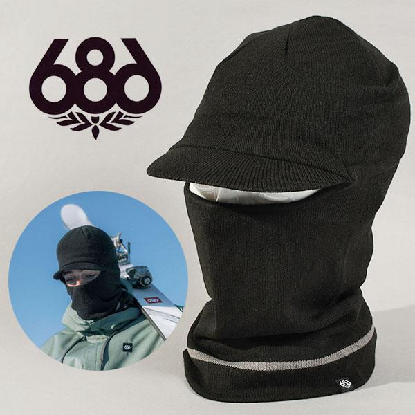 686 SIX EIGHT SIX(シックスエイトシックス) VISOR BALACLAVA BEANIE冬場の防風・防寒対策に必須のバラクラバです！日差しから守ってくれるバイザーも付いているので幅広く活躍します。【機能】・Flexible...