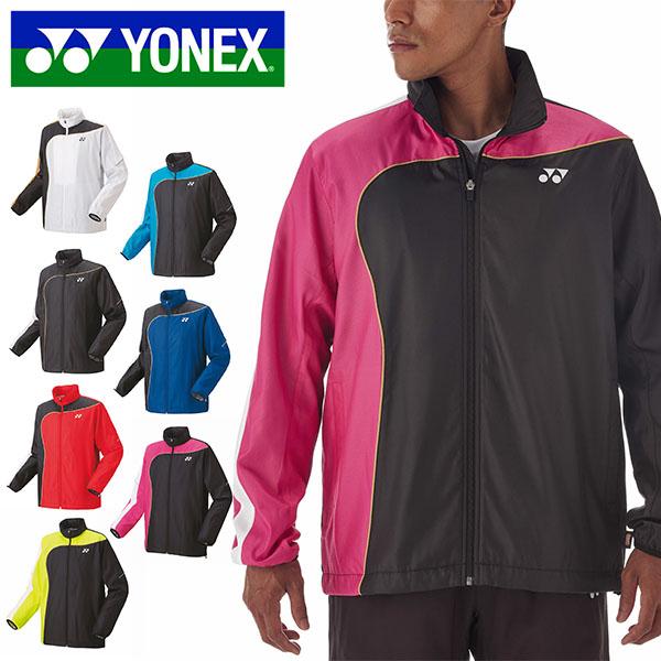 YONEX ヨネックス 裏地付ウィンドウォーマーシャツ メンズ レディース テニス バドミントン トレーニングジャケット スポーツウェア 70081