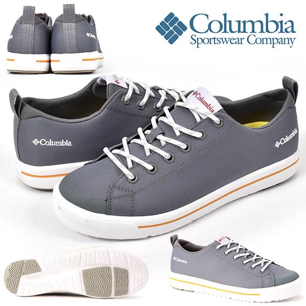 晴雨兼用 スニーカー コロンビア Columbia メンズ 撥水 防水 レインシューズ カジュアルシューズ 靴 039 Columbia Grey Yu0317 10 Off エレファントsports Paypayモール店 通販 Paypayモール