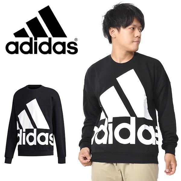 アディダス Adidas ジャージ メンズ M Favourites ビッグロゴ スウェット 裏毛 トレーナー スエット ブラック 黒 冬新作 Adi A スノー アウトドアのエレスポ2 通販 Yahoo ショッピング