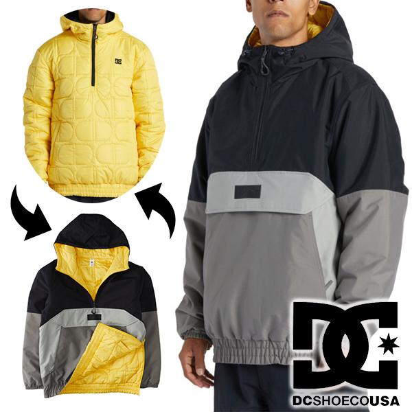 DC スノーボードウェア Mサイズ グレー/イエロー　上下セット DC SHOES（ディーシーシューズ） 45%off スノーウェア ディーシー