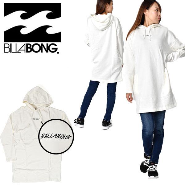 長袖 スウェットパーカワンピース Billabong ビラボン レディース ホワイト 白 プルオーバーパーカー ロング ワンピース Aj014 359 Ofw スノー アウトドアのエレスポ2 通販 Yahoo ショッピング