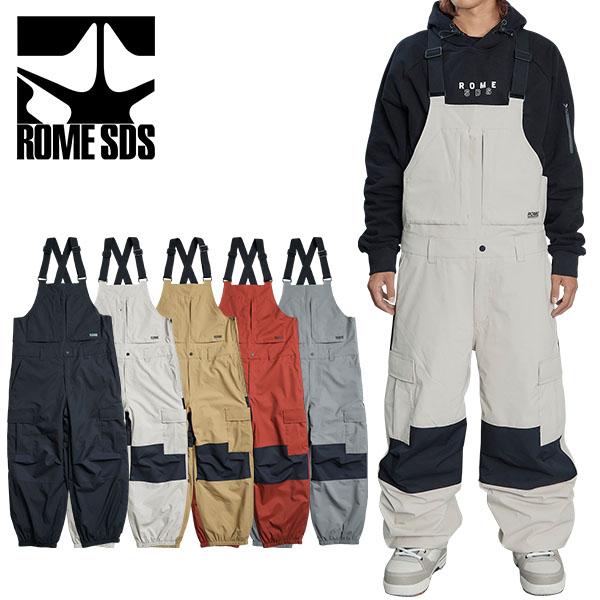 XXLあります スノーボードウェア ROME SDS ローム メンズ BAGGY CARGO BIB PANTS バギーカーゴ ビブ パンツ  スノボウェア 2022-2023冬新作 20%off
