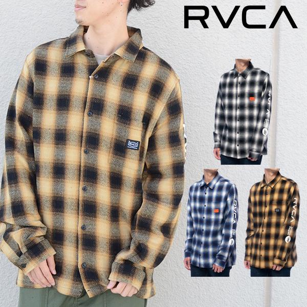 30 Off チェックシャツ Rvca ルーカ メンズ Rvca Flannel Shirts ブラック 黒 ロゴ 長袖 ネルシャツ チェック 042 105 アウトドア スノーのエレスポ2 通販 Yahoo ショッピング