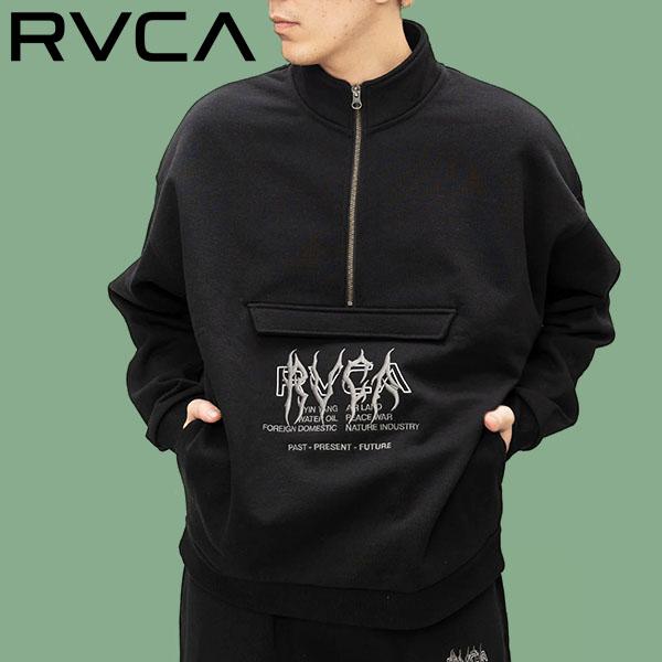 スノーボード RVCA RVCA 30%off ラス1 Mサイズ のみ ハーフジップトレーナー ルーカ