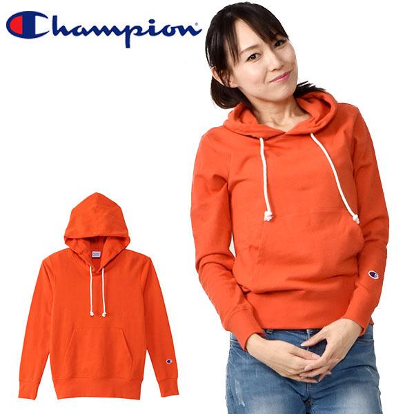長袖 パーカー Champion チャンピオン レディース ウィメンズ プルオーバースウェットパーカー 裏毛 オレンジ 秋冬新色 Cw K108 Cwk108 C スノボ アウトドアのエレスポ2 通販 Yahoo ショッピング