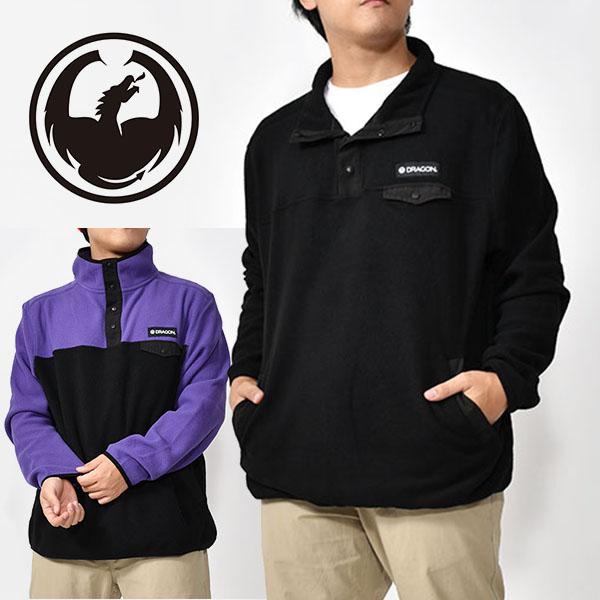 45%off プルオーバー フリース DRAGON ドラゴン PULLOVER FLEECE メンズ フリース ジャケット スノー スノーボード スノボ